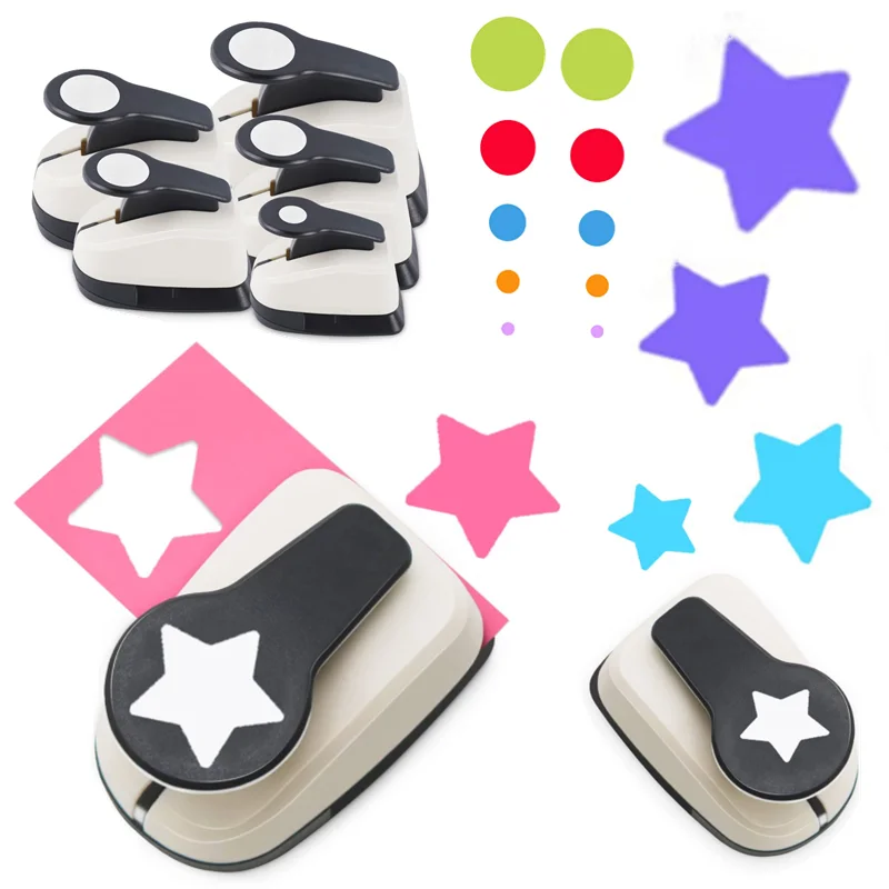 Scrapbook Punches 9/16/25mm Hole Punch Paper Cutter Heart Punch Scrapbooking Embossing Cutter
