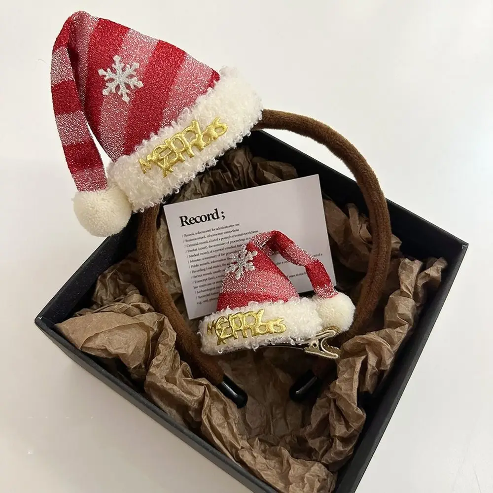 

Sequin Christmas Hairpin Merry Christmas Decor Star Children Antler Hair Clip Korean Hair Accessories Red Barrette