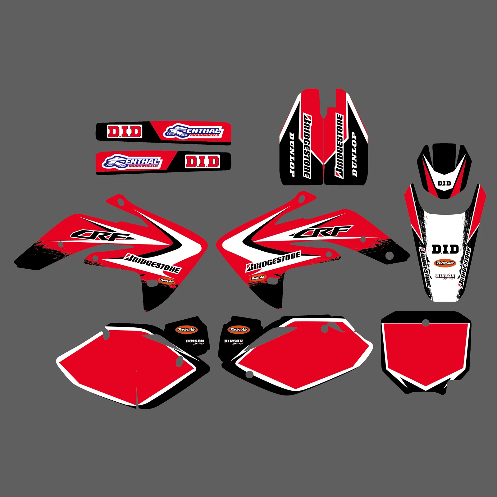 

Motorcycle Graphic Brackgrounds Decal Sticker Kits For Honda CRF150R CRF 150 R 2007 2008 2009 2010 2012 Customize Protector