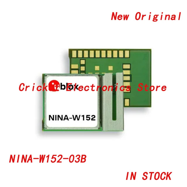 Wi-Fi와 블루투스 연결성을 제공하는 안전한 산업용 모듈: NINA-W152-03B
