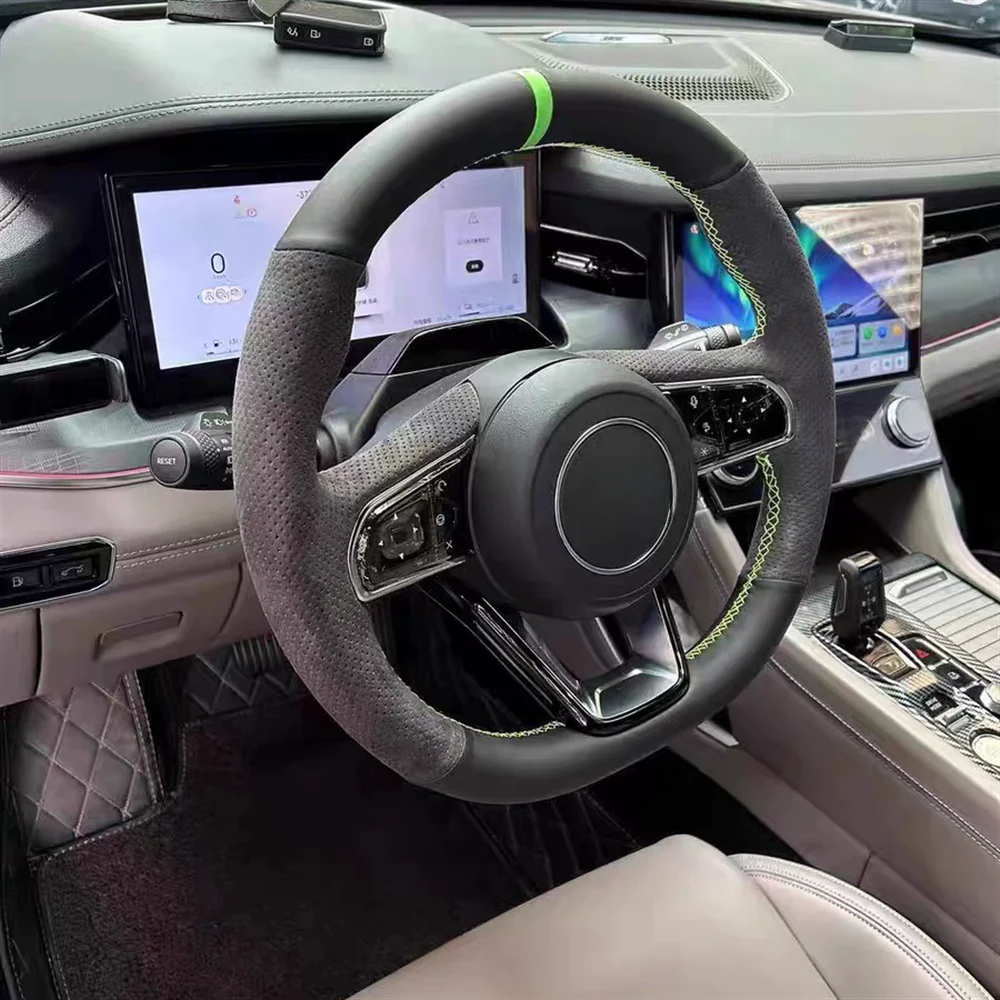 

Ручное шитье под заказ, дневные противоскользящие замшевые автомобильные аксессуары для интерьера Lynk & Co 03 модель 23