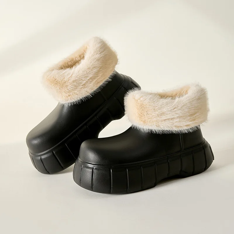 Waterproof Snow Boots Winter Women Warm Plush Cotton Shoes Lightweight Platform Girls Fashion Non-slip Booties 2023 New Shoesr