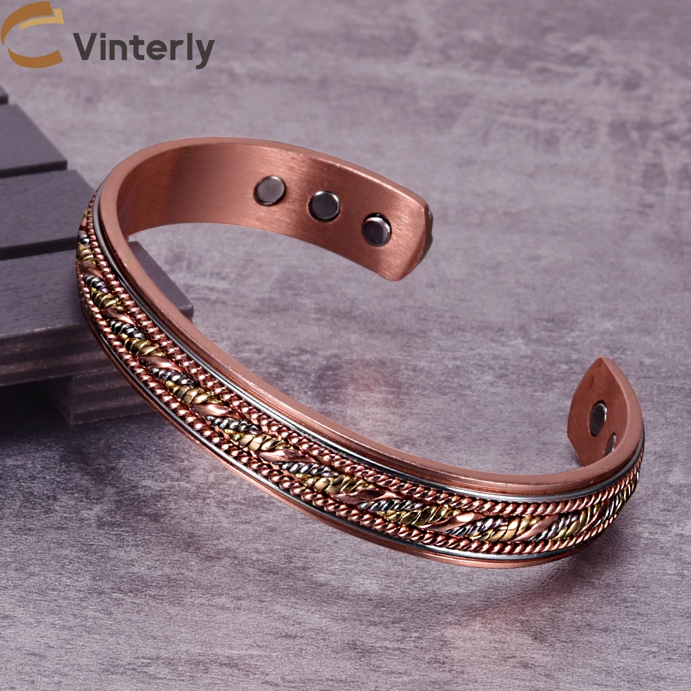 Copper Bracelets Men Mens Copper Bracelet Bracelet