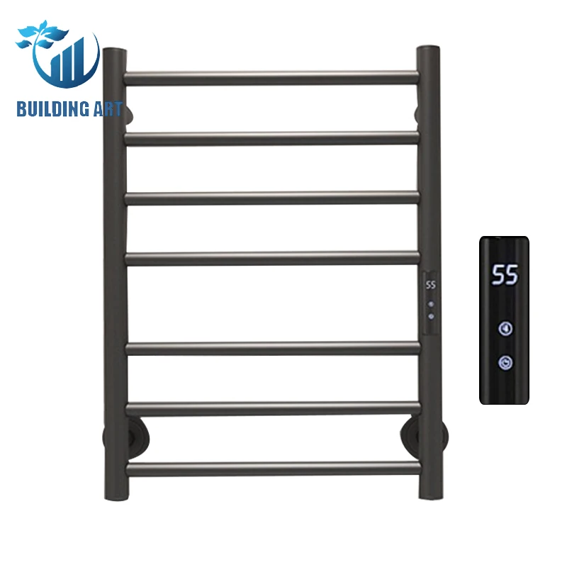 Bathroom Thermostatic Electric Bath Towel Warmer Heating Towel Warm Dryer  Heated Towel Rail Digital Display, Smart Towel Rack - AliExpress