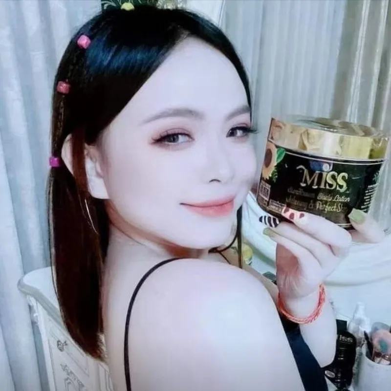 400ml KEM BODY MISS THAI LAN Whitening Bdoy Lotion Skin Lightening Cream for Dark Skin Whitening Cream 4