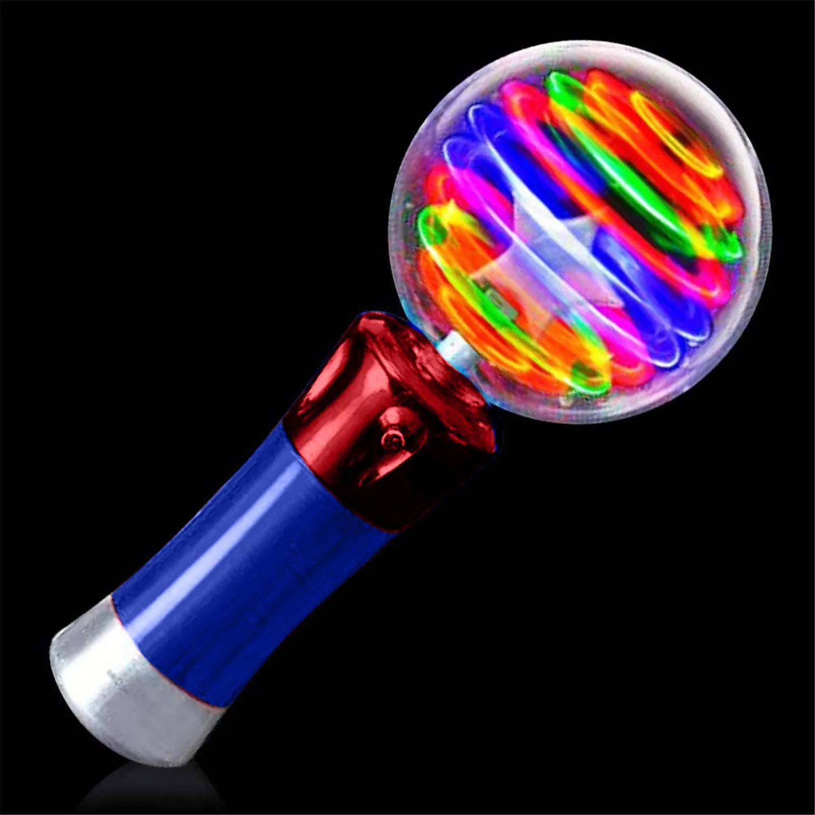 Children's Luminous Ball Toy Stick LED Flash-Rotating Light Show Toy bouncing balls toy