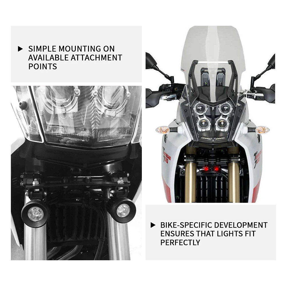 For YAMAHA Tenere 700 T700 XTZ 700 T7 Fog Lights Auxiliary Light Bracket Driving Lamp Spotlight Bracket Holder Spot Light Mount