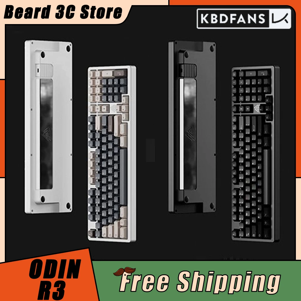 

KBDFANS ODIN R3 Mechanical Keyboard Customize Aluminium Alloy Hot Swap Support VIA QMK Gaming Keyboard Pc Gamer Accessories Gift