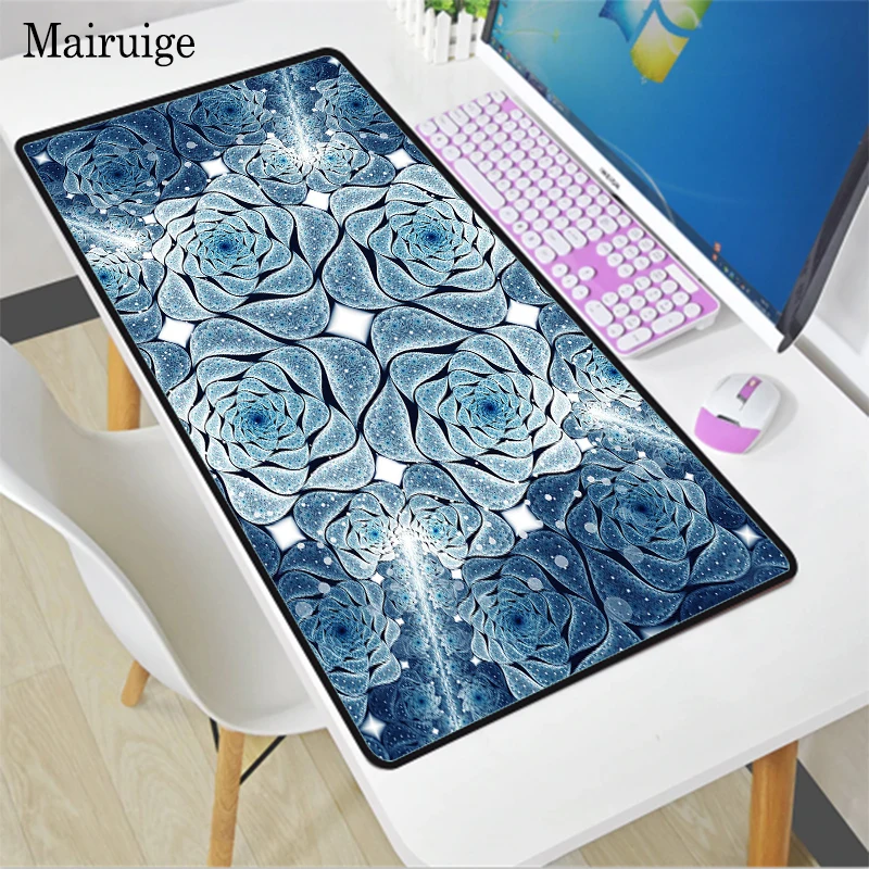 

Mairuige Fractal Picture Cute Mouse Pad Gaming Accessories XXL Anti-slip PC Computer Keyboard Desk Mat Large Mousepad Lockedge
