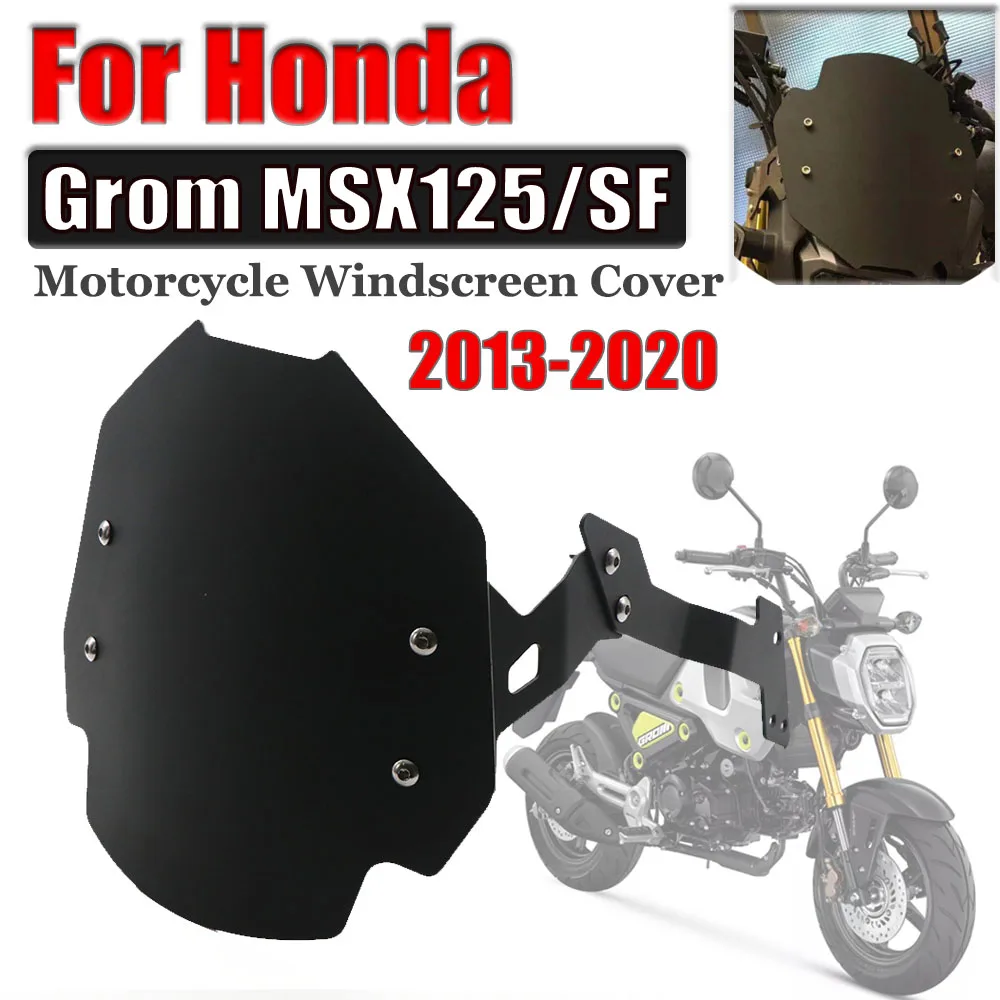 For HONDA Grom MSX125 SF MSX 125 SF 125SF Motorcycle Accessories Windscreen  Windshield Screen Shield Wind Deflector Guard Cover AliExpress