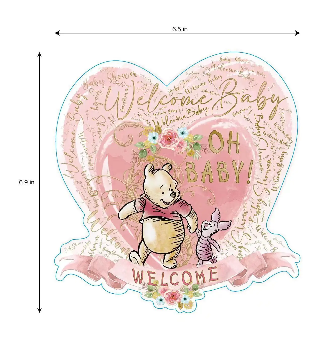 Disney Winnie the Pooh Cake Decorations Cake topper kid Birthday Party  Decor Piglet Pig Tigger Wedding Baby Shower Supplies
