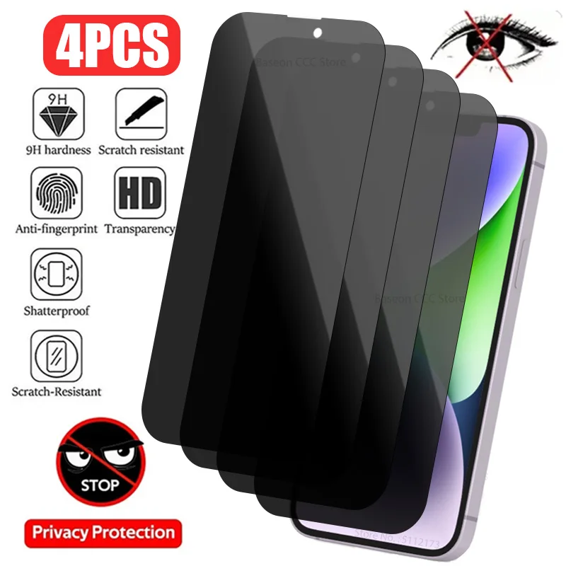 Protecteurs D'Objectif Pour IPhone 13/13 Mini - 4 Films Verre Trempé 9H - Anti-Rayures Et Anti-Choc - Ne Gêne Pas La Photo Nuit