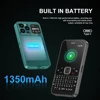SERVO Ultra700 QWERTY Mobile Phone 4 SIM Standby Speed Dial Call Recording FM Radio MP4 Player NFC 2G Small Keybored Cellphones 4