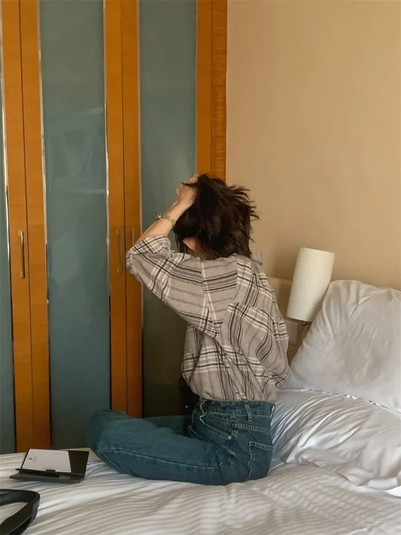 여성용 용수철 셔츠 블라우스, 맥시 블라우스, 시폰, 캐주얼, 우아한 빈티지, 긴팔, 오버사이즈, 루즈 화이트, 여름