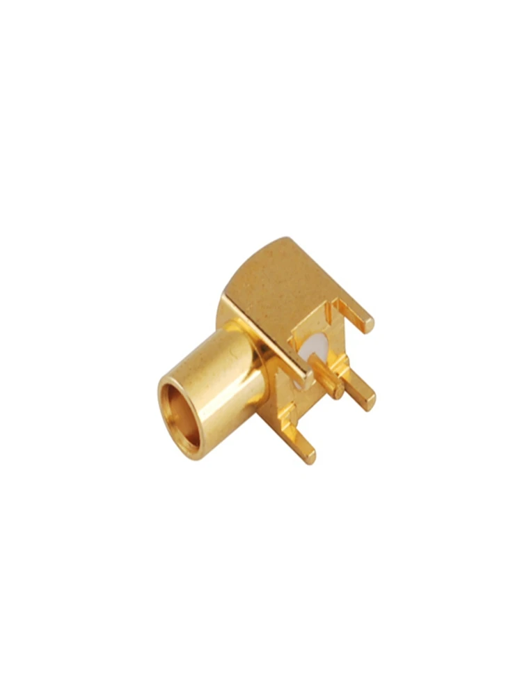 RF Coaxial Connector Female Right Angle PCB Mount