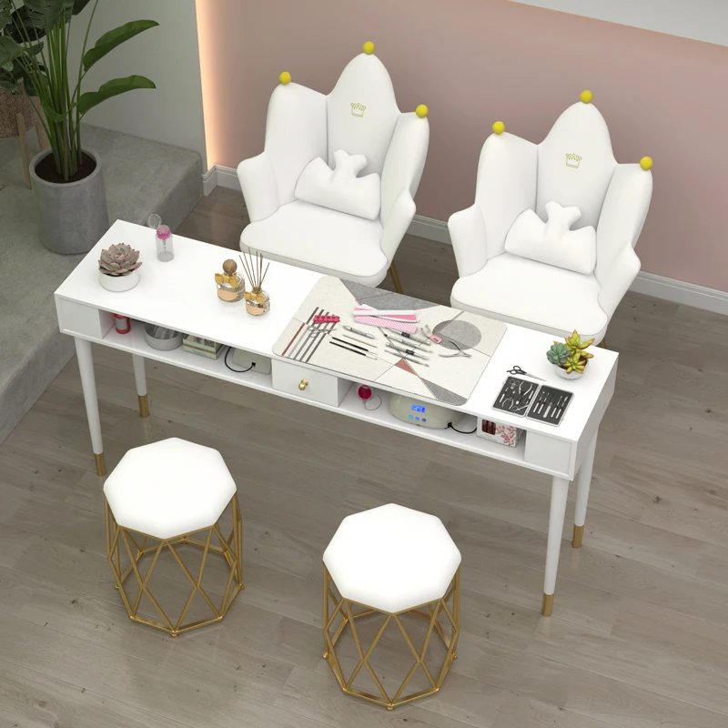 Simple Office Nail Manicure Table Living Room Prosthetic Women Manicure Table Professional Mesa Manicura Salon Furnitur YN50MT