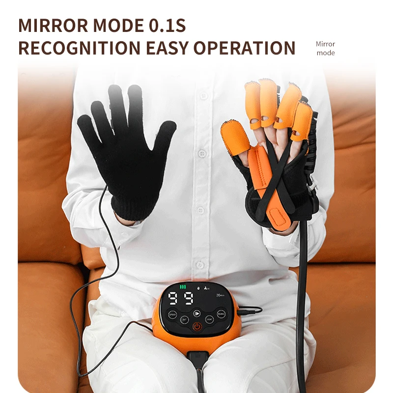 AiQUE Truly Effective Recharge Rehabilitation Hand Robot Glove Finger Exerciser Stroke Hemiplegia Function Recovery Certified