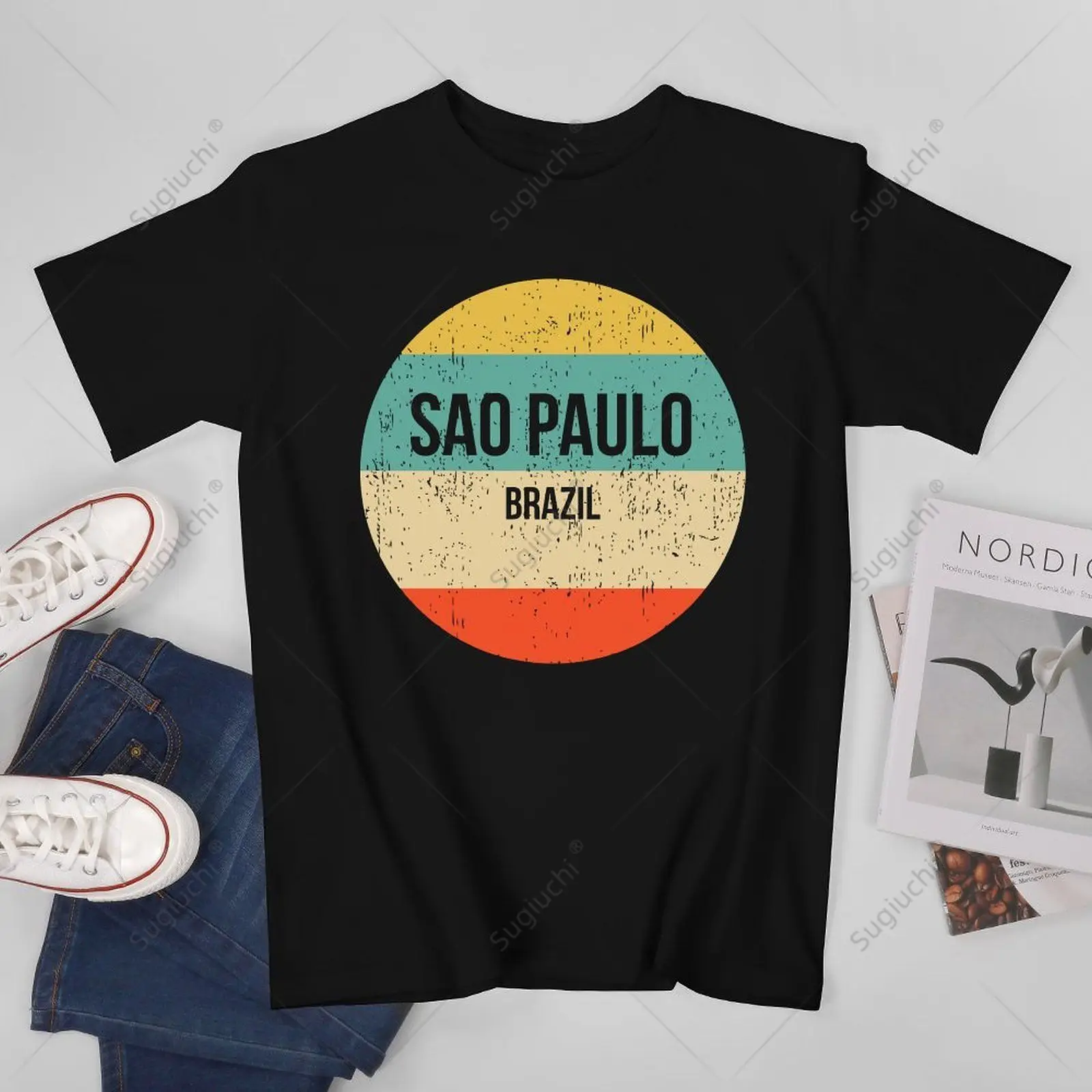 

Unisex Men Sao Paulo Brazil Tshirt Tees T Shirts Women Boys 100% Cotton T-Shirt