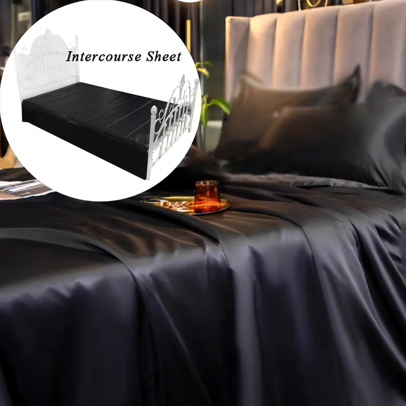 PVC Waterproof Bed Sheet Sex Game SPA Supplies Intercourse Plastic Vinyl Mattress Cover Adult Hypoallergenic Bedding
