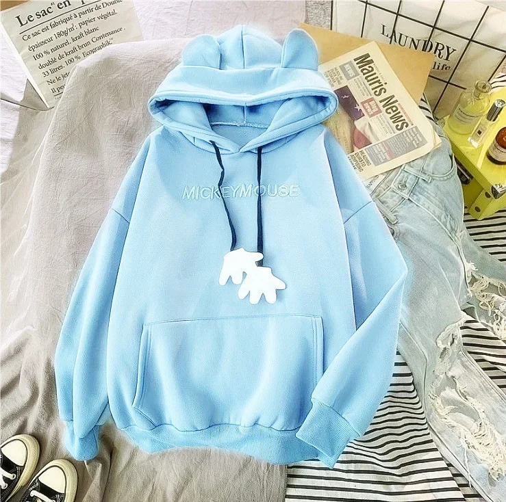 المرأة هوديي مبطن بالصوف فضفاضة تناسب عارضة نمط العلوي معطف الشتاء وصول جديد حجم صغير أعلى مادة لينة مريحة