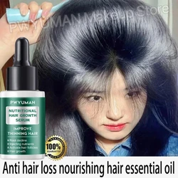 Fast Hair Growth Serum Anti Hair Loss Essential Oil Prevent Baldness Scalp Treatment Nourish Repair Damaged Regrowth Hair Care