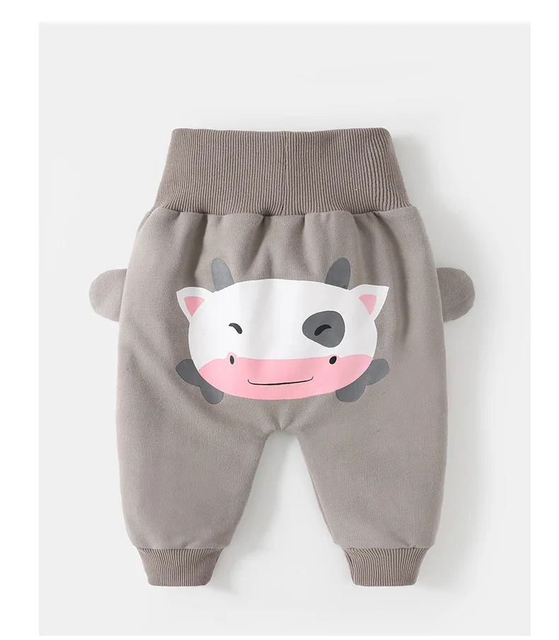 Description Picture 4 of itemInfant Baby Girls Pp Pants Ins Autumn Cotton Cartoon Printed 0-4Y Girls Sport Pants High Waist Colorful Toddler Girls Sweatpants