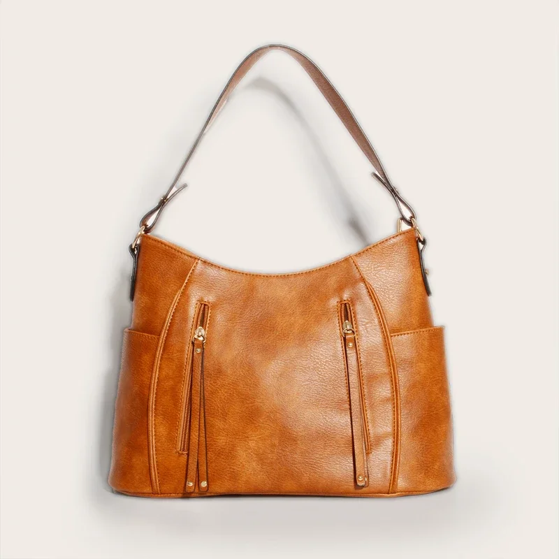 

Популярная сумка-тоут с двойной молнией и кисточкой, Женская Ручная сумка через плечо, высококачественные роскошные Дизайнерские Сумки из искусственной кожи, токирующие сумки