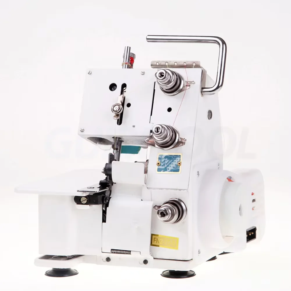 300W Household Four Thread Desktop Overlock Sewing Machine With Edge Code Edge Sewing Overlock Sewing Machine With LED Light