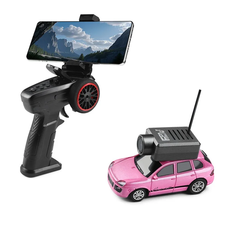 XB-6401 FPV RC 자동차 1:64 와이파이 앱 제어 720P FPV 카메라 2.4G 리모컨 키트 FPV VTX 미니 레이싱카