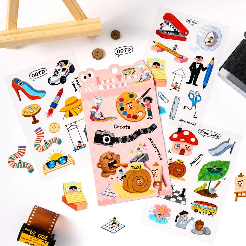 Yuezhen Creative Cute PET Journal and Gift Stickers