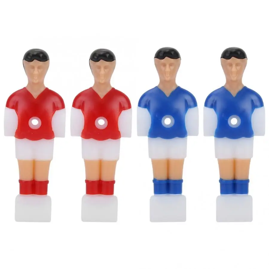 4Pcs Foosball Man Table Football Guys Table Game Accessories Figures for Soccer Games Entertainment
