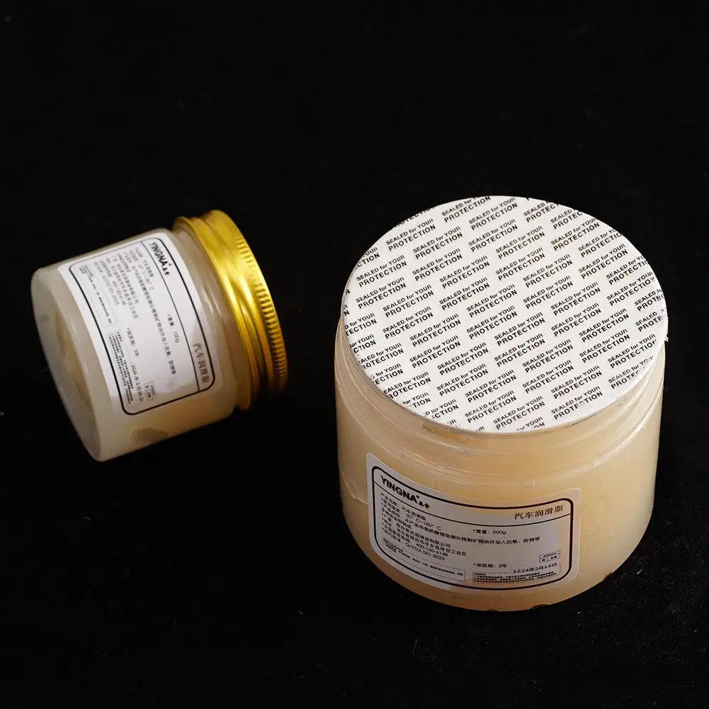 Car Sunroof Track Lubricating Grease Silencing Lubrication Door Abnormal Noise Temperature Resistance Tape Care Cream 100/300g
