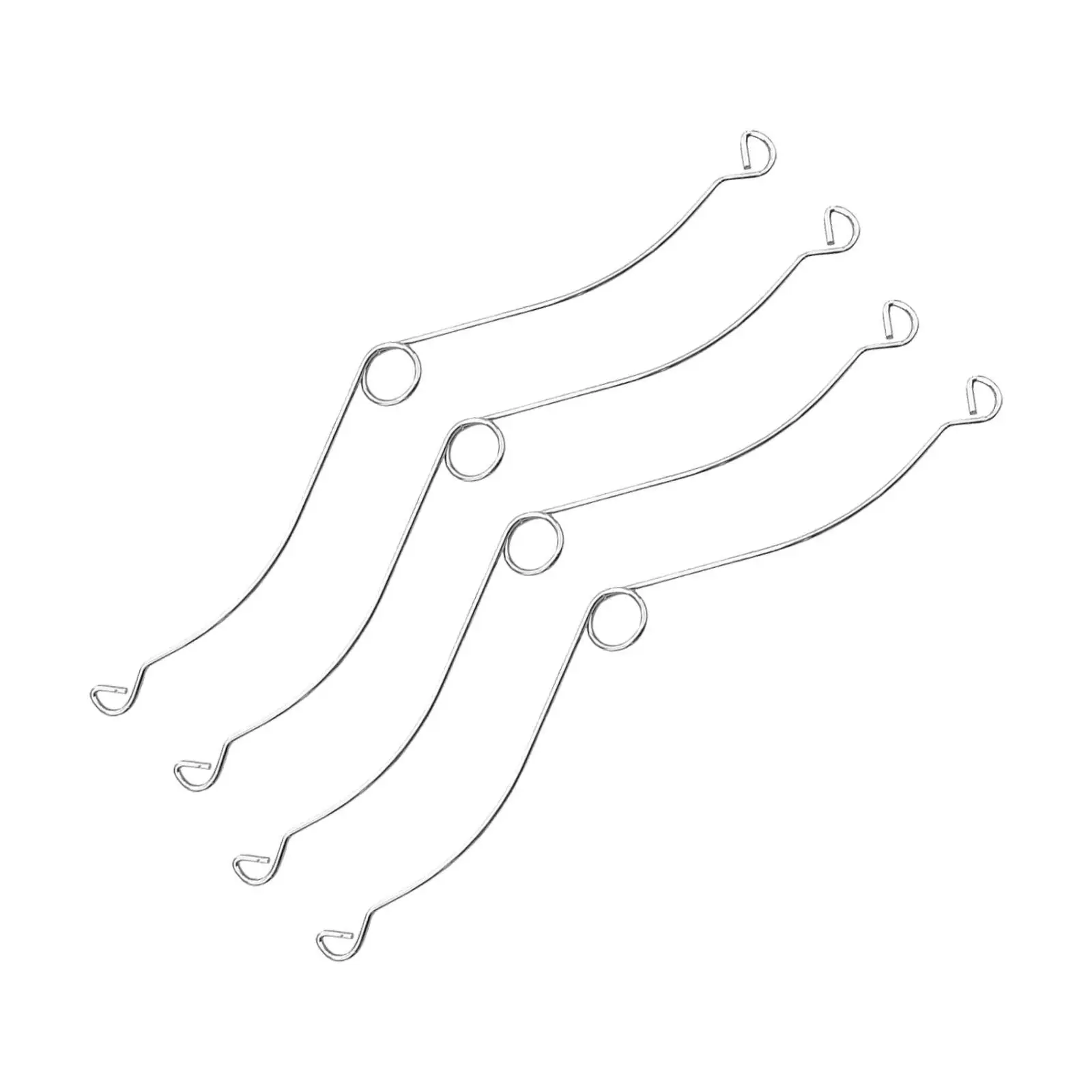 4Pcs Grille Spring Clips Replace Easy Installation Convenient Bathroom Light Accessories for Rvl80 and Nutonescovil