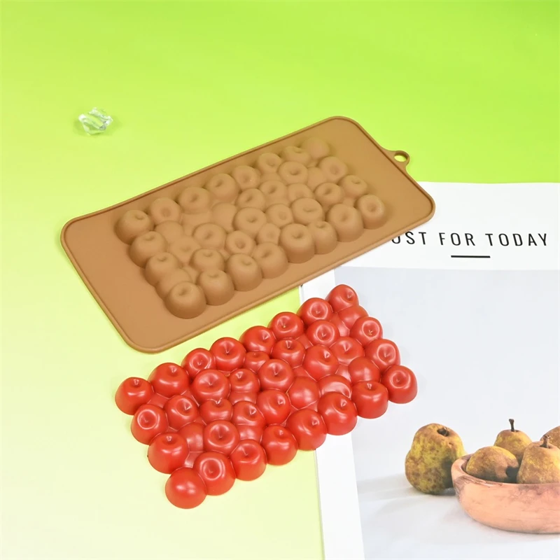 Flower Raspberry Cherry Silicone Mold for Chocolate Chunks Candy Baking Tools Kids DIY ... - SKU FSM02159 - UGI Packaging