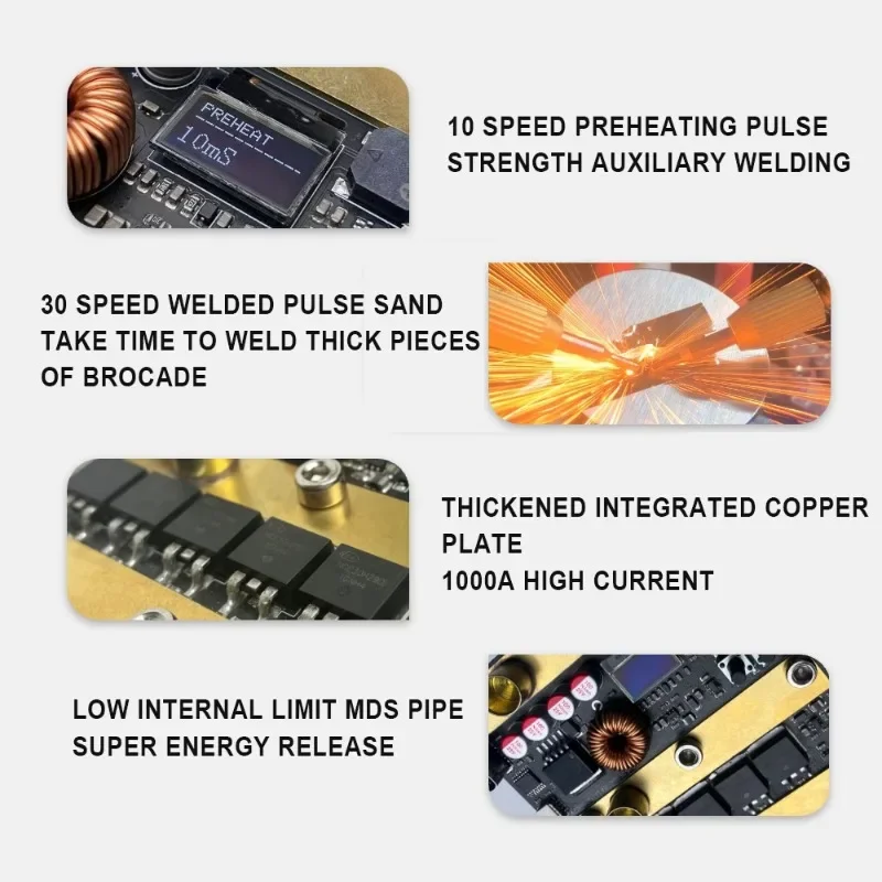 Spot Welding Machine Handheld Small Farad Capacitor Electric Soldering Iron DIY Tool 6