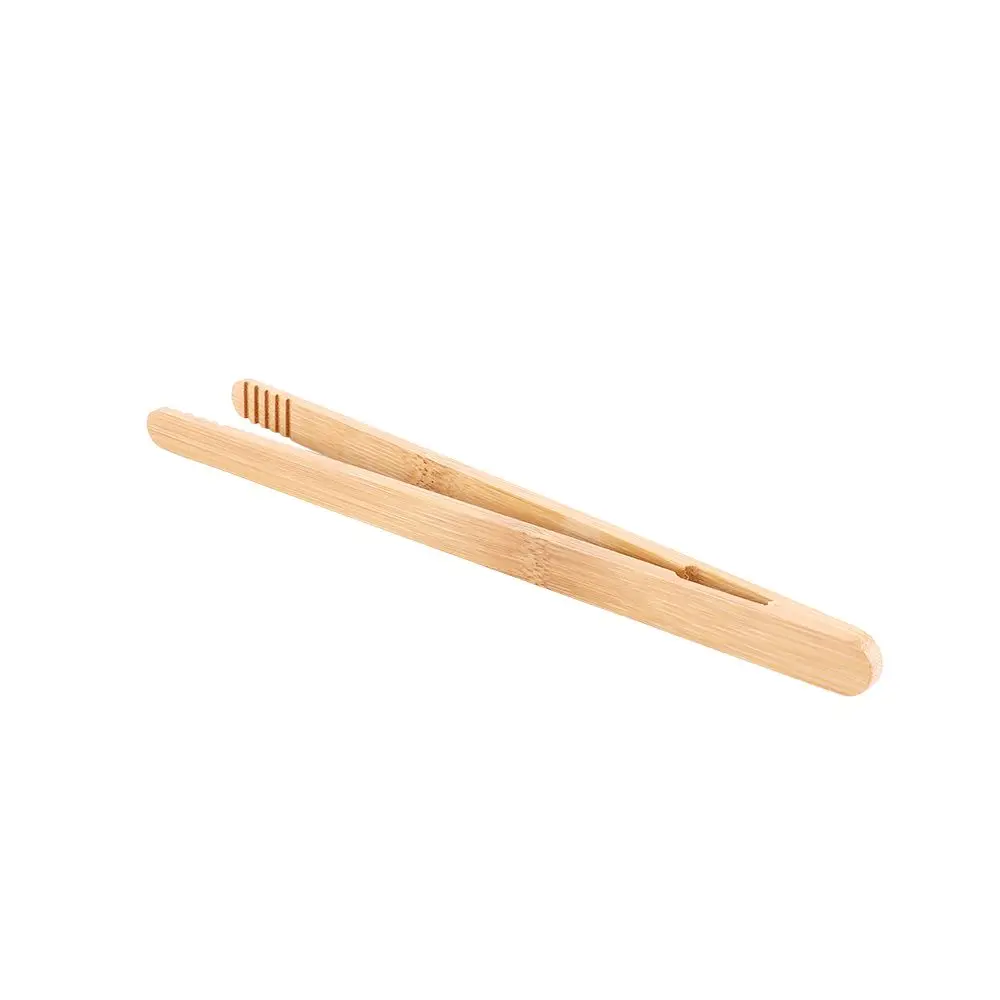 Bamboo Food Wooden Bacon Squeezer Toast Bagel Sugar Pickles Kitchen Cooking Tool Tea Clips Toaster Tong