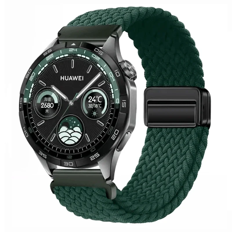 Magnetic Buckle Nylon Watch Band with Adjustable Strap