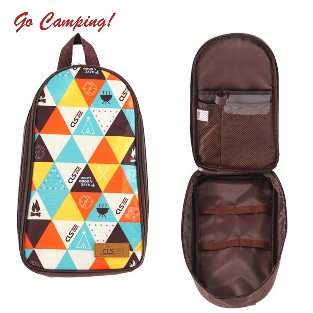 

Outdoor Camping Portable Cookware Storage Bag Cooking Utensil Chopping Board Organizer Kitchen Container Picnic Tableware Pouch