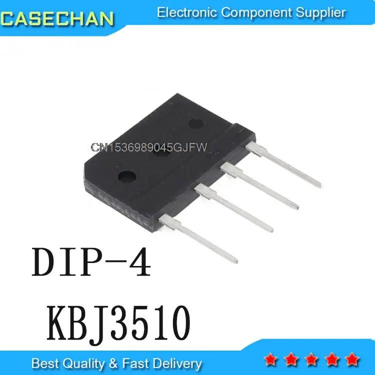 

10 шт. KBJ3510 PB3510 KBJ3508 KBJ3506 DIP-4 35A 1000 В/800 в/600 В ZIP-4