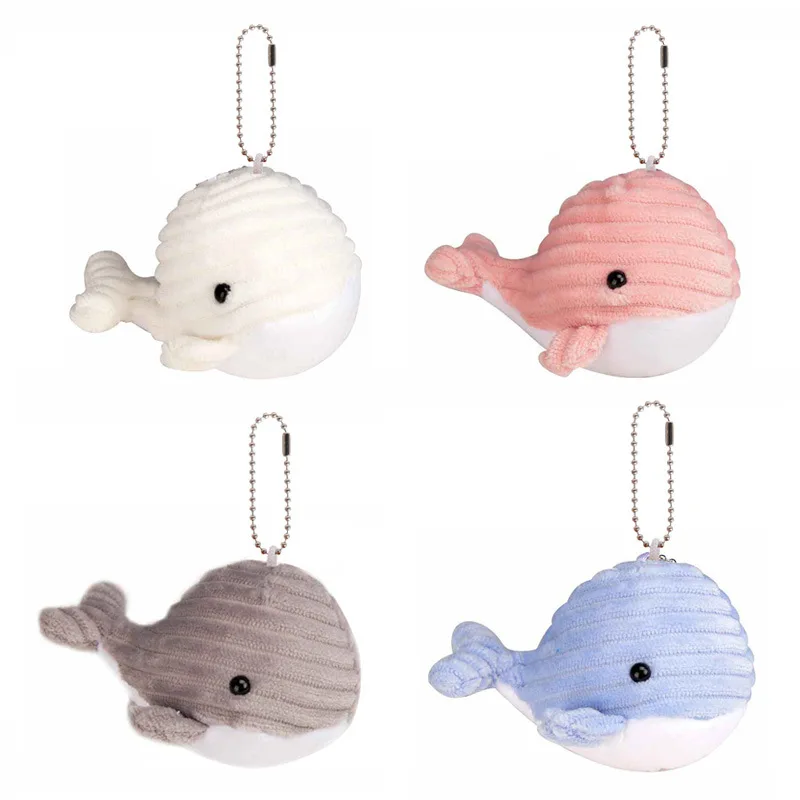 

new Creative fashion cute Aquarium Spiral Striped Whale pendant decorate plush soft Soothing doll christmase birthday gift