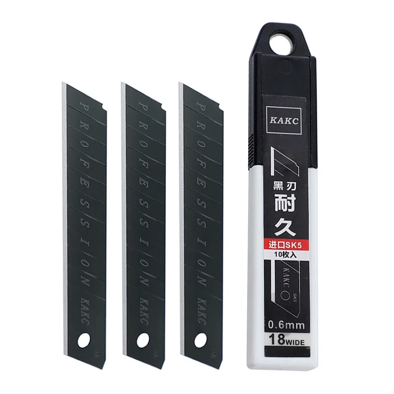 Utility Knife 18mm Black Art Knife Blade Wallpaper Utility Knife Handcraft And Creativity Cutting Craft Tool Large Paper Cutting Blade Whole