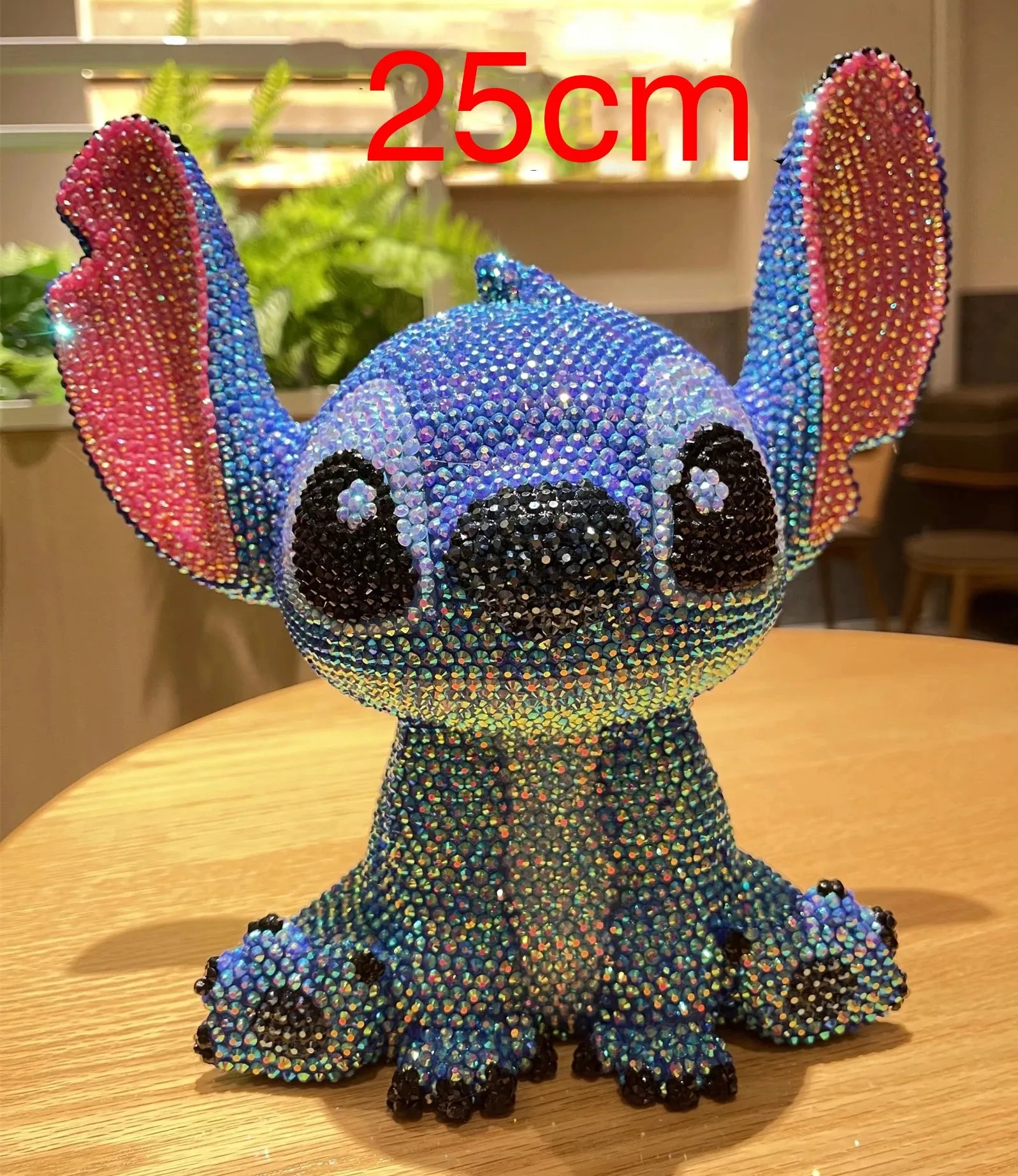 18/25cm Disney Stitch pittura diamante fai da te salvadanaio trapano  completo ricamo Desktop Home Decor ornamento artigianato artistico regalo  per