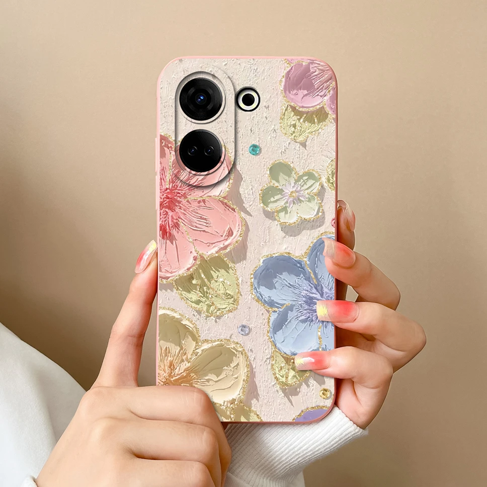 Soft Slim Liquid Silicone Phone Case - Anti-Slip Cute Chubby Boy Girl Design Back Cover