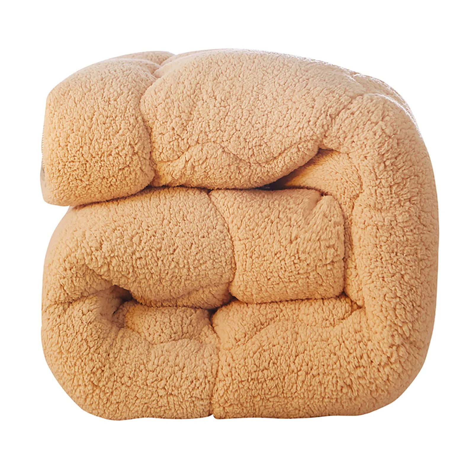 Description Picture 2 of itemThickened Lambswool Blanket Winter Soft Warm Bed Quilt Bedding for Snuggling Up on the Couch or Bed