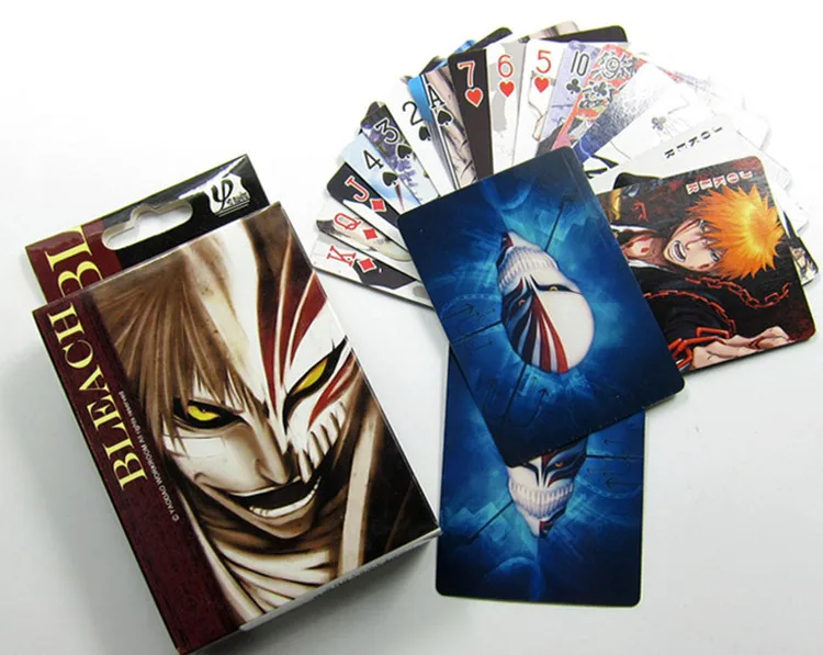 54 pièces carte à jouer Bleach jeu de cartes à collectionner anime poker  GCC boîte scellée