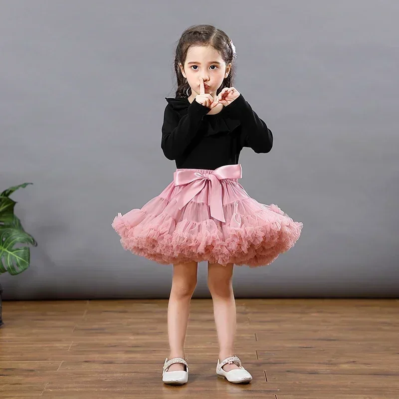 Children Ballet Tutu Skirts Girls Party Performance