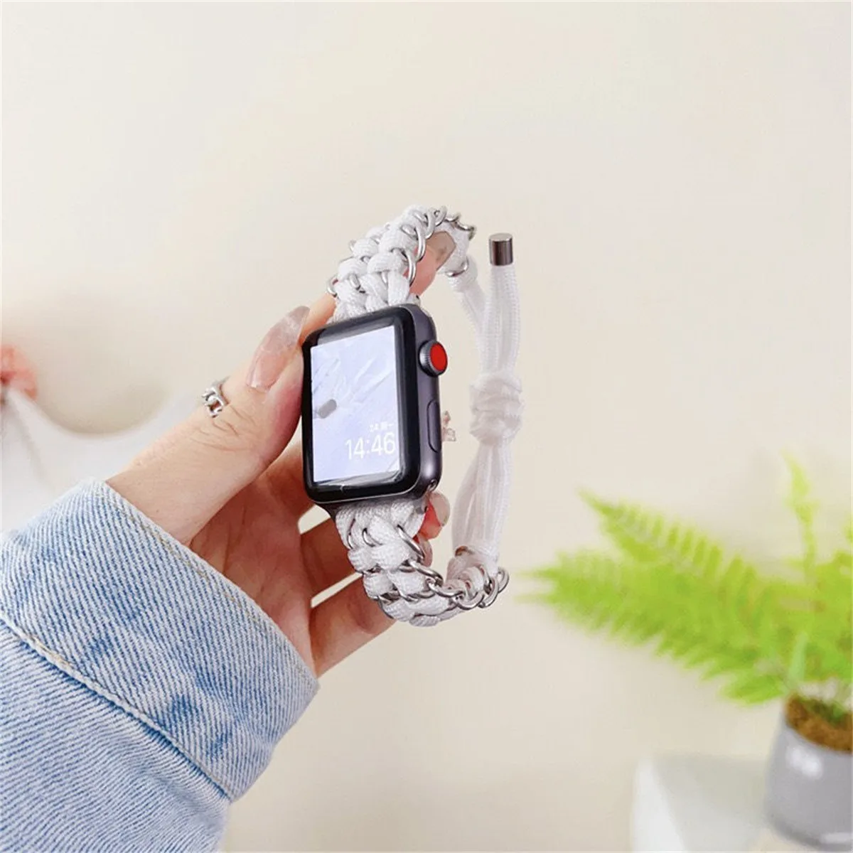 Cinturino per orologio in acciaio inossidabile per gioielli per iWatch serie 10/9/8/7/6/5 cinturino per orologio da polso alla moda 42/44/45/46/49 mm 38/40/41 mm_voghion.com