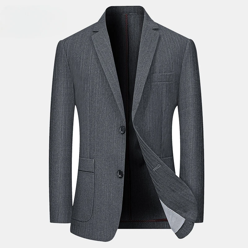 

Высококачественные деловые приталенные однобортные костюмы куртка Мужские приталенные повседневные модные свадебные костюмы для жениха смокинг Блейзер Пальто D120