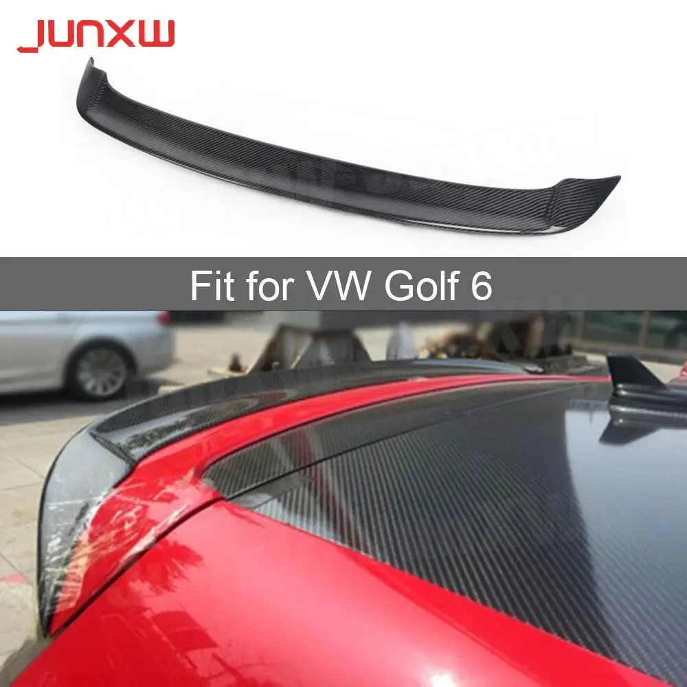 

Задний спойлер из углеродного волокна для Volkswagen VW Golf 6 VI MK6 GTI R20 FRP 2010-2013 R, не стандартный стиль