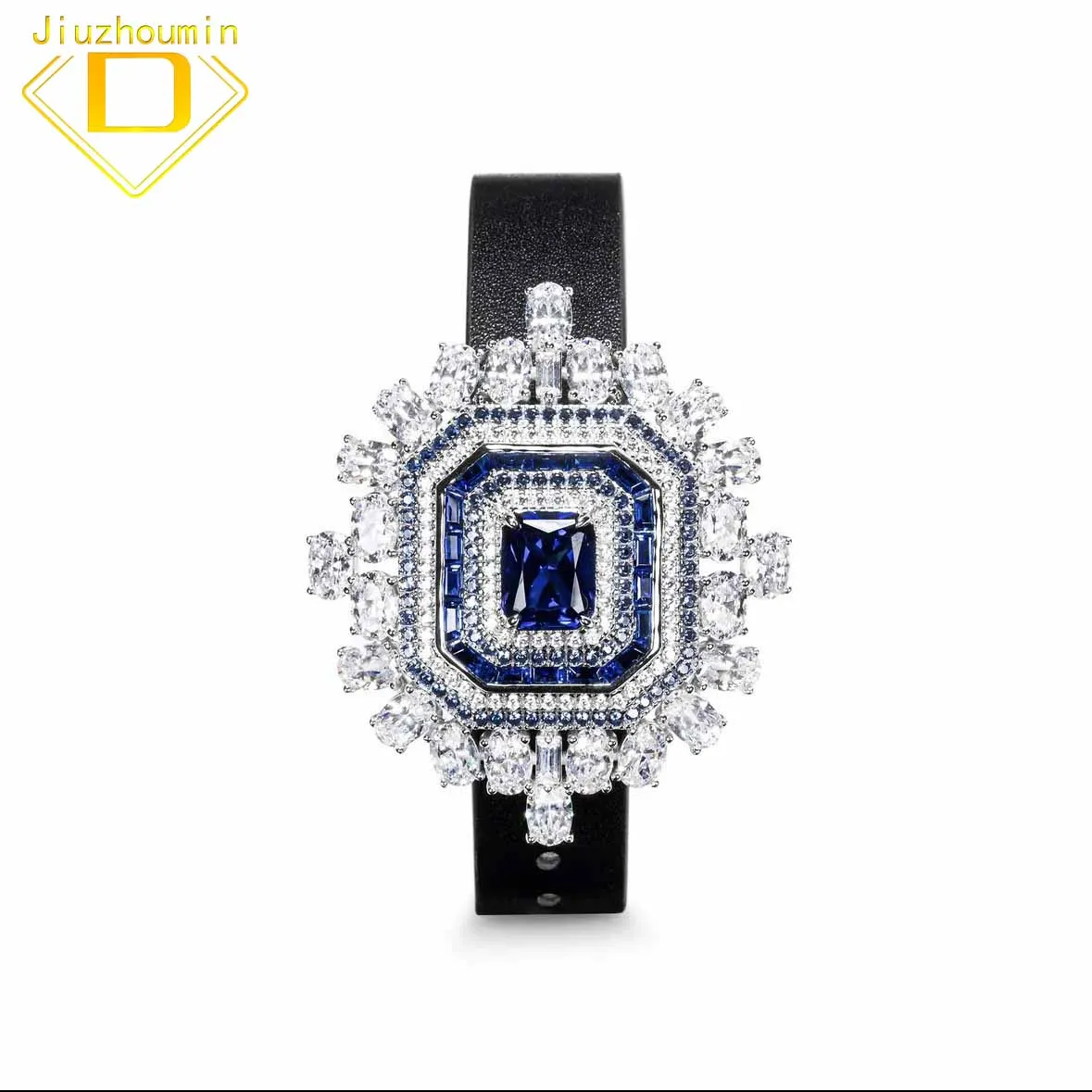 

Sapphire Bracelet For Women, Blue Zirconia Watch Bracelet For Women, Fashion Bracelet, Can Be A Pendant